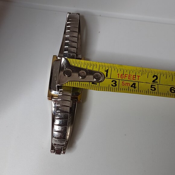 6.5 Inch Silver Tone Jaclyn Smith Stretch Watch - Picture 9 of 9